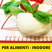 Carica l'immagine nel visualizzatore di Gallery, Spianatoia per Impastare 60x40 Disegno Italiano Misure in CM - Tappetino da Forno in Silicone Riutilizzabile Antiaderent