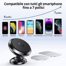 Carica l'immagine nel visualizzatore di Gallery, Syncwire Porta Cellulare Magnetico Auto - Universale Supporto Telefono Auto Smartphone Calamita Portacellulare Compatibi