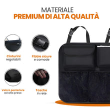 Carica l'immagine nel visualizzatore di Gallery, Astur Organizer bagagliaio auto pieghevole con 8 tasche | Borsa auto impermeabile in tessuto Oxford con struttura rigida