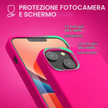 Carica l'immagine nel visualizzatore di Gallery, kwmobile Cover per Apple iPhone 14 Custodia - Back Case per Caricatore Wireless - Antiurto e Flessibile in Silicone TPU 