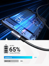 Carica l'immagine nel visualizzatore di Gallery, UGREEN Cavo USB Type-C 90 Gradi 3A QC3.0 480Mbps Ricarica Rapida (0.5M)
