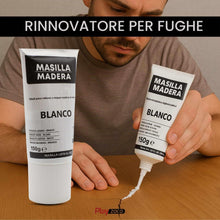 Carica l'immagine nel visualizzatore di Gallery, TECHZOCO Stucco in legno bianco, ideale per riempire e riparare legno all'interno, stucco pronto all'uso, riempitrice pe