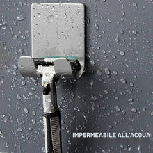 Carica l'immagine nel visualizzatore di Gallery, Bolatus 2 pezzi supporto per rasoio doccia, gancio autoadesivo porta rasoio doccia in acciaio inox, gancio adesivo senza