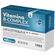 Carica l'immagine nel visualizzatore di Gallery, T-Rex Integratori, Vitamina B Complex 160 Compresse Vegan (5 Mesi di Fornitura) - Alto Dosaggio di Vitamina B12, Acido F