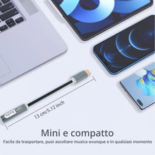 Carica l'immagine nel visualizzatore di Gallery, YISH Adattatore USB C Jack 3.5mm：Audio Aux USB Tipo C a Jack Adattatore con Chip DAC per 3.5mm Cuffie Compatibile con iP