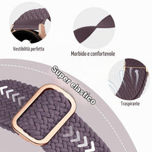 Carica l'immagine nel visualizzatore di Gallery, chinbersky 20mm Nylon Intrecciato Cinturino Compatibile con Samsung Galaxy Watch 4/5/6/7 40mm 44mm/Galaxy Watch5 Pro/Wat
