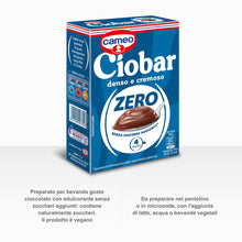 Carica l'immagine nel visualizzatore di Gallery, Cameo Ciobar Zero Cioccolata Senza Zuccheri Aggiunti, 4 x 19 g