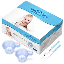 Carica l'immagine nel visualizzatore di Gallery, Easy@Home Strisce per Test di Ovulazione da Donna con App Premom Tracker, Set da 50 Test LH e 50 Bicchieri per Urine per