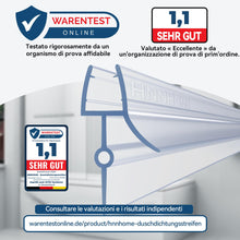 Carica l'immagine nel visualizzatore di Gallery, HNNHOME Guarnizione Doccia Sottoporta Box Doccia Vetro 4-6mm Gap 22mm