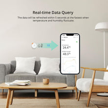 Carica l'immagine nel visualizzatore di Gallery, SONOFF Mini sensore di temperatura e umidità 2pcs, richiede un hub, Zigbee, per il monitoraggio remoto e la domotica, te