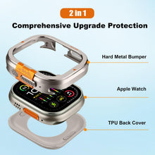 Carica l'immagine nel visualizzatore di Gallery, Cassa Compatibile con Cover Apple Watch Ultra 4/Ultra 3/2/1 49mm