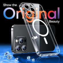 Carica l'immagine nel visualizzatore di Gallery, CANSHN Magnetica Cover per iPhone 14 Pro Max(6,7 Pollici), [Protezione Completa Della Fotocamera] Custodia Protettiva An