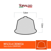 Carica l'immagine nel visualizzatore di Gallery, CAFFÈ TORALDO | Capsule Compatibile Dolce Gusto* (100 Unità, Miscela Cremosa)
