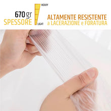 Carica l'immagine nel visualizzatore di Gallery, PENNELLIFICIO 2000 Bobina Telo Copritutto Polietilene Alta Densità 4x25M