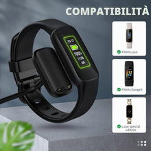 Carica l'immagine nel visualizzatore di Gallery, TiMOVO Caricatore Compatibile con Fitbit Luxe/Charge 6/5, 100 CM, Nero