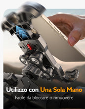 Carica l'immagine nel visualizzatore di Gallery, Porta Cellulare Moto, Dumper Antivibrazioni &amp; 1S Blocco