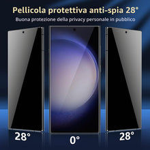 Carica l'immagine nel visualizzatore di Gallery, 2 Pezzi per Samsung Galaxy S23 Ultra Privacy Vetro Temperato