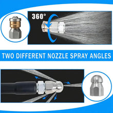 Carica l'immagine nel visualizzatore di Gallery, Sonda Sturatubi per Idropulitrice 10m – Compatibile Kärcher K2-K7 &amp; Bosch, 5800PSI, Set Universale per Drenaggi Bloccati