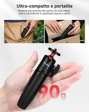 Carica l'immagine nel visualizzatore di Gallery, Rollei Mini Treppiede Comfort Desktop 2-in-1 27cm con Testa a Sfera a 360°