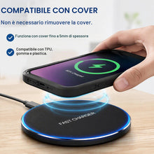 Carica l'immagine nel visualizzatore di Gallery, Caricatore Wireless, 15W Wireless Charger