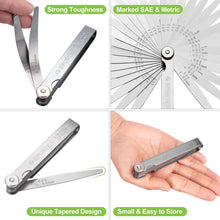Carica l'immagine nel visualizzatore di Gallery, Spurtar Spessimetro 32 Lame 0,03-1,00mm/0,001-0,04", Conico