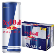 Carica l'immagine nel visualizzatore di Gallery, Red Bull Energy Drink Original 250 ml 8 Lattine
