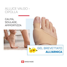 Carica l'immagine nel visualizzatore di Gallery, PODERM - Alluce Valgo Protezione con il Gel di Arnica Brevettata - Ortesi del Piede - Assorbimento degli urti e Sollievo