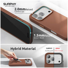 Carica l'immagine nel visualizzatore di Gallery, SURPHY Cover Magnetica per iPhone 17 Pro 6,3 Pollici,Custodia in Pelle PU per iPhone 17 Pro,Sottile Cover Antiurto con P