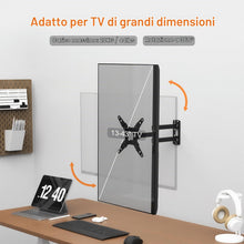 Carica l'immagine nel visualizzatore di Gallery, GRIFEMA GB1008-2 Supporto TV Parete 13-43", Staffa TV Muro Girevole