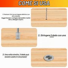Carica l'immagine nel visualizzatore di Gallery, 125 Pz Inserti Filettati Dado, M5 M6 M8 M10 Rivetti Filettati