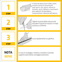 Carica l'immagine nel visualizzatore di Gallery, SIKA - Adesivo per metallo - Sikaflex-117 Metal Force - Grigio - 290ml