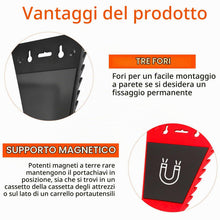 Carica l'immagine nel visualizzatore di Gallery, 2 Pezzi Supporto Organizer Magnetico per Chiavi Inglesi, Pannello Porta Attrezzi da Parete, Porta Attrezzi, Porta Chiavi