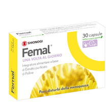 Carica l'immagine nel visualizzatore di Gallery, Femal Menopausa, Integratore Non Ormonale di Origine Vegetale 30 Capsule