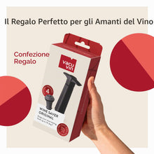 Carica l'immagine nel visualizzatore di Gallery, Vacu Vin 9824606 Pompa Nera da 4 Tappi