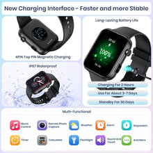 Carica l'immagine nel visualizzatore di Gallery, Orologio Smartwatch Uomo Donna con Videocamera: 1.91" Dynamic Quadrante Smart Watch per Cuffie Bluetooth Chiamate Foto M