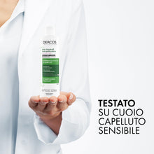 Carica l'immagine nel visualizzatore di Gallery, Vichy Dercos Shampoo Anti-Forfora Sensitive, Cuoio Sensibile, 200 ml