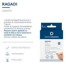 Carica l'immagine nel visualizzatore di Gallery, Dermovitamina - Ragadi Cerotti - Confezione da 8 Patch - Per Fissurazioni