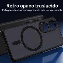 Carica l'immagine nel visualizzatore di Gallery, XTCASE Cover Magnetica per Honor 90 Traslucida Opaca, Nero