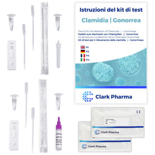 Carica l'immagine nel visualizzatore di Gallery, Kit per il test di Clamidia e Gonorrea | Testa uomini o donne per Clamidia e Gonorrea tramite tampone | Test rapido per 