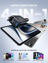Carica l'immagine nel visualizzatore di Gallery, Lamicall 4-IN-1 Caricatore Auto USB C, 87W Caricatore Accendisigari 12V/24V