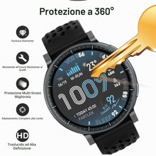 Carica l'immagine nel visualizzatore di Gallery, GIOPUEY 3 Pezzi Pellicola Protettiva per Amazfit Active Max, [Piena Copertura] Materiale omposito Protezione Pellicola [