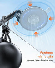 Carica l'immagine nel visualizzatore di Gallery, APPS2Car Supporto per telefono da auto per parabrezza, supporto per telefono con ventosa più forte, supporto per telefon