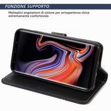 Carica l'immagine nel visualizzatore di Gallery, Cover per Galaxy Note 9, Custodia in PU Pelle Portafoglio per Samsung Galaxy Note 9, Magnetica Cover a Libro con Slot pe