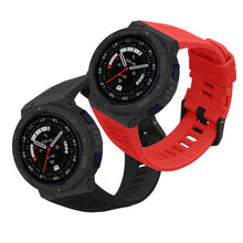 Carica l'immagine nel visualizzatore di Gallery, kwmobile 2x Cinturino Silicone Fibbia Compatibile con Amazfit Active Edge (A2212) Cinturino - Cinturini 14-22 cm