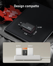 Carica l'immagine nel visualizzatore di Gallery, 60W/65W Caricatore USB C Rapido &amp; 2M Cavo per Samsung Galaxy S26 Ultra S25
