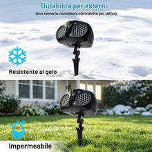 Carica l'immagine nel visualizzatore di Gallery, Proiettore natalizio per esterni, decorazione natalizia per esterni