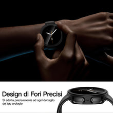 Carica l'immagine nel visualizzatore di Gallery, Misxi 2-Pezzi Cover Rigida per PC con Protezione in Vetro Temperato per Samsung Galaxy Watch 9/8 44mm, Custodia Anti-Sca