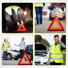 Carica l'immagine nel visualizzatore di Gallery, Triangolo Auto Omologato Kit,Triangolo Emergenza Auto,Gilet Catarifrangente