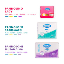 Carica l'immagine nel visualizzatore di Gallery, Farmex Pannolino Lady Assorbente Incontinenza – Assorbenza Normal con Tecnologia Odor Free per Incontinenza Leggera – De