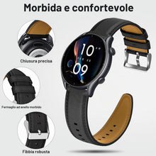 Carica l'immagine nel visualizzatore di Gallery, Cinturino per Amazfit GTR 3 Pro, 22mm Cinturino in Pelle per Amazfit GTR 4, GTR 3, GTR 2, GTR 2e, GTR 47mm, Amaz fit Str